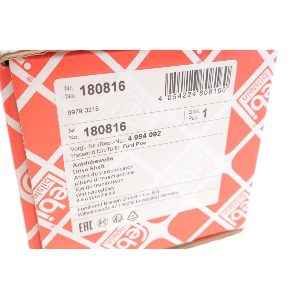 Піввісь (передня) Ford Connect 02-13 (R) (25x26x960)