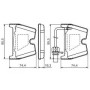 Колодки гальмівні (передні) Audi A4/A5/A6/VW Phaeton 02-17 (Brembo) (з датчиком) (95.5x74.4x16.3)