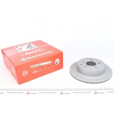 Диск гальмівний (задній) Nissan Leaf 10-/Juke 14-/Qashqai 10-/X-Trail 01-13 (292x16) (з отворами)(вент)