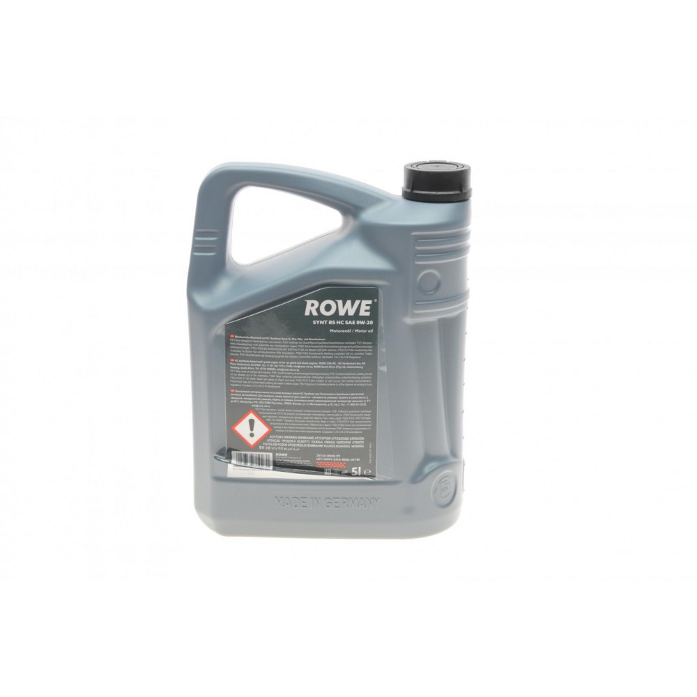 Олива 0W20 HIGHTEC SYNT RS HC (5L) (ACEA A5/B5) (API SN/API CF)