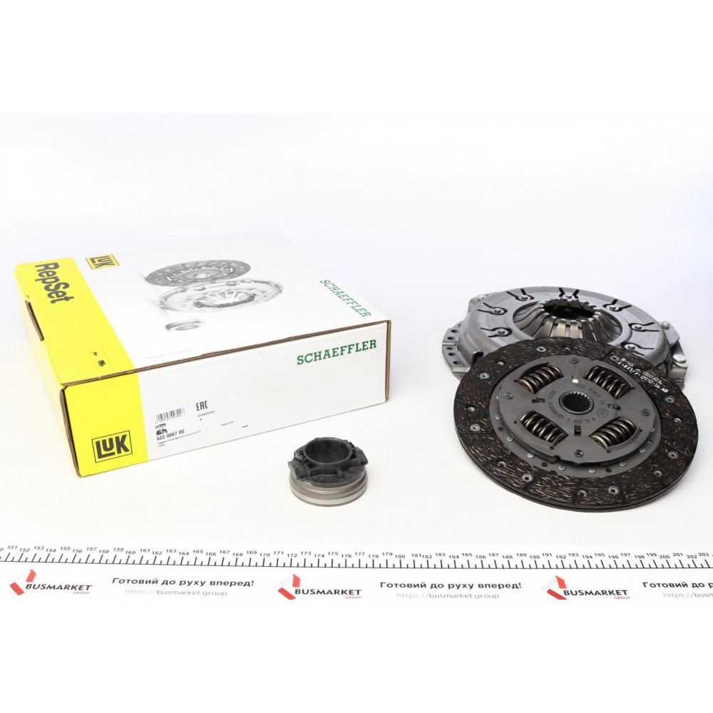 Комплект зчеплення Ford Sierra/Scorpio -94 (d=220mm) (+вижимний)