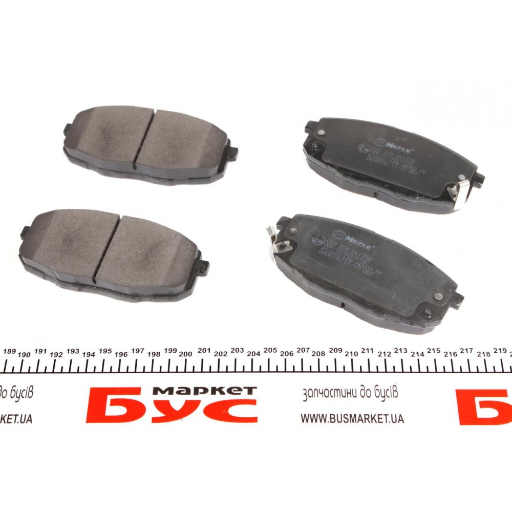 Колодки гальмівні (передні) Kia Ceed/Hyundai i30 06-12