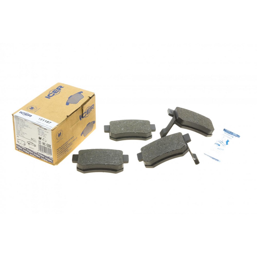 Колодки гальмівні (задні) Honda Accord IV-VII 90-08/Civic VI-VIII 97-/CR-V II 01-07/FR-V 04-