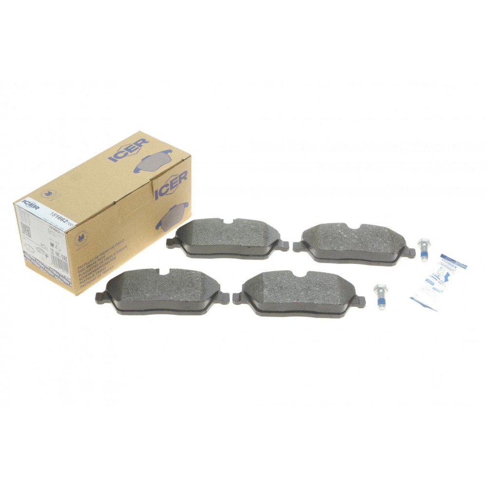 Колодки гальмівні (передні) BMW 1 (E81/E82/E87/E88) 04-13/2 (F45) 14-18