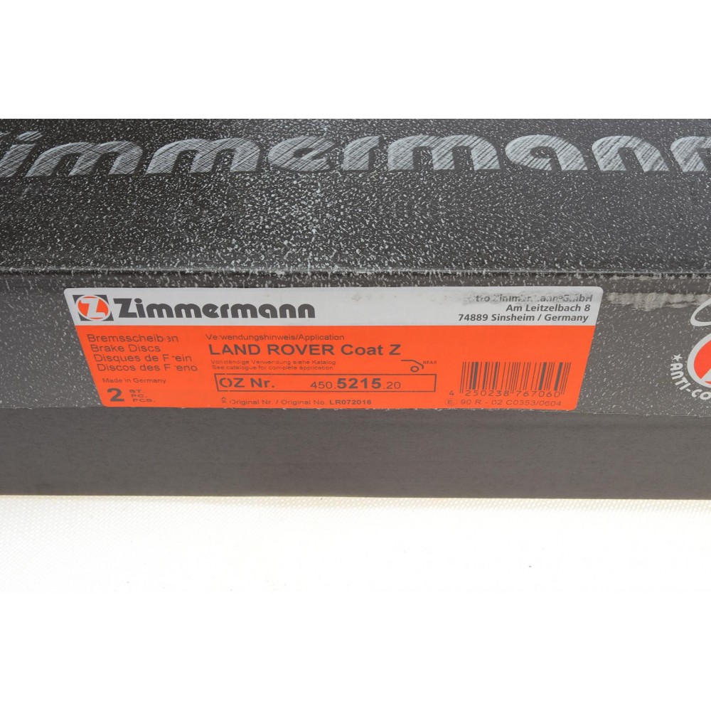 Диск гальмівний (задній) Land Rover Range Rover 2.0/2.2D 4x4 11- (317x10) (з покриттям)