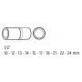 Набір головок ударних (10 предметів) (10-24mm) (довгі)