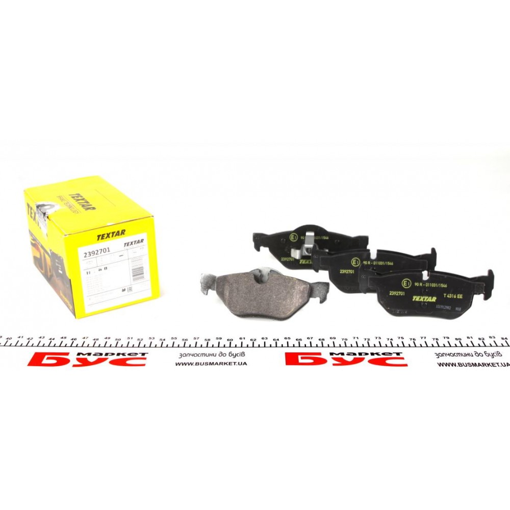 Колодки гальмівні (задні) BMW 1(E81/82/87)/3 (E90-E93)/X1 (E84) 03-13 (Teves) Q+