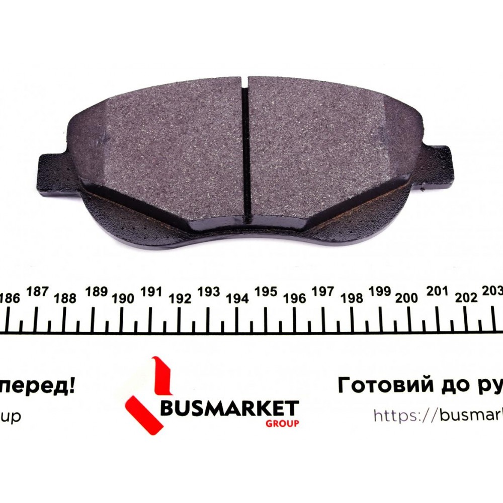 Колодки гальмівні (передні) Toyota Avensis 2.2D 09- (150.7x19)