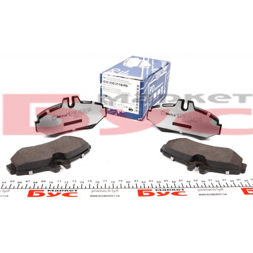 Колодки гальмівні (задні) MB Sprinter 208-316 96- (Bosch) (Platinum)