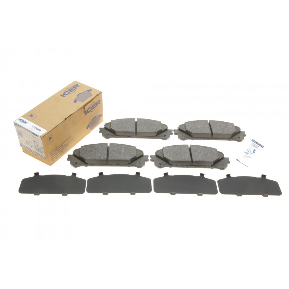 Колодки гальмівні (передні) Toyota Camry 17-/Highlander 07-/Rav4 IV/V/Lexus ES 12-/NX 14-/RX 08-