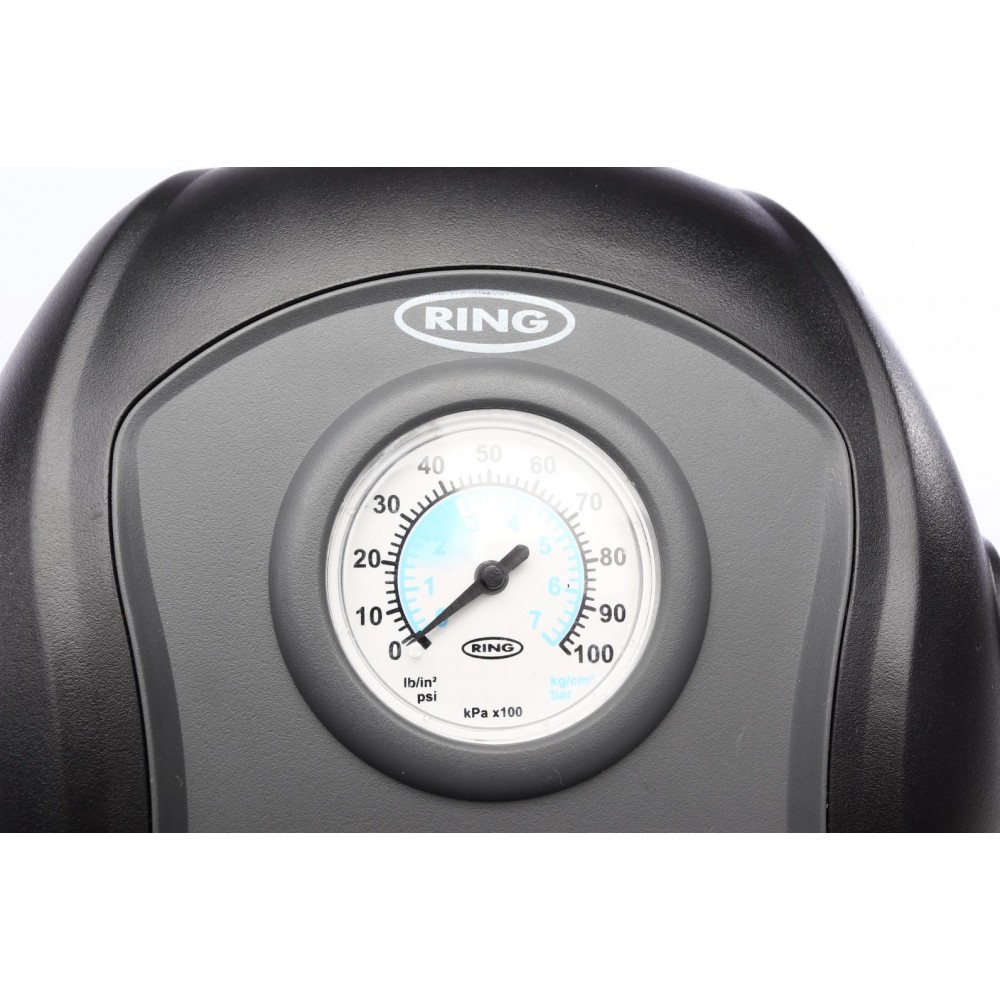 Компресор автомобільний 12V/120W/5.5 BAR (аналоговий манометр PSI/бар)