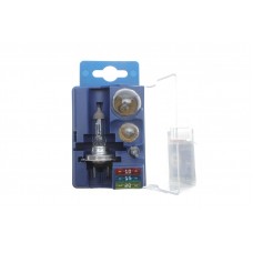 Комплект лампочок H7 12V (MiniBox) (H7 12V; P21W; R5W; T4W; 1x10A, 1x15A, 1x20A)