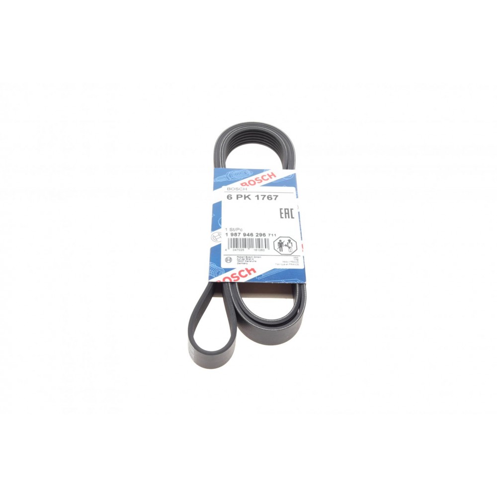 Ремінь генератора VW T4 2.4D/2.5TDI 90-03/Ford Fiesta 1.25-1.6 95-02 (6PK1767)