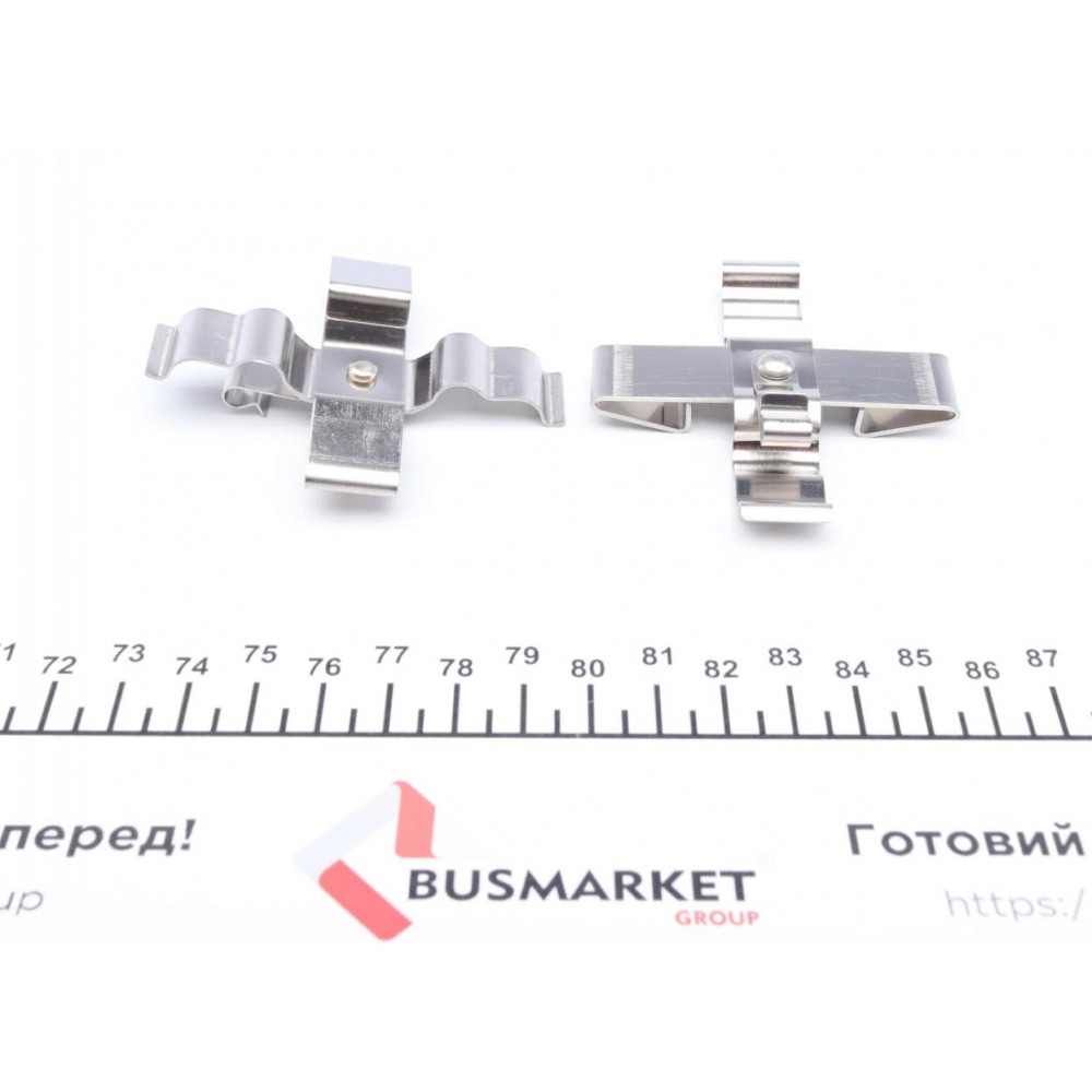 Планка супорта (заднього) прижимна (к-кт) VW Touareg 2.5TDI/3.0TDI 02-10