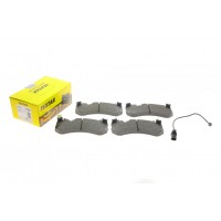 Колодки гальмівні (передні) Audi A6 4.0/5.0 08-18/A7 4.0 13-18 (Brembo) (з датчиком)