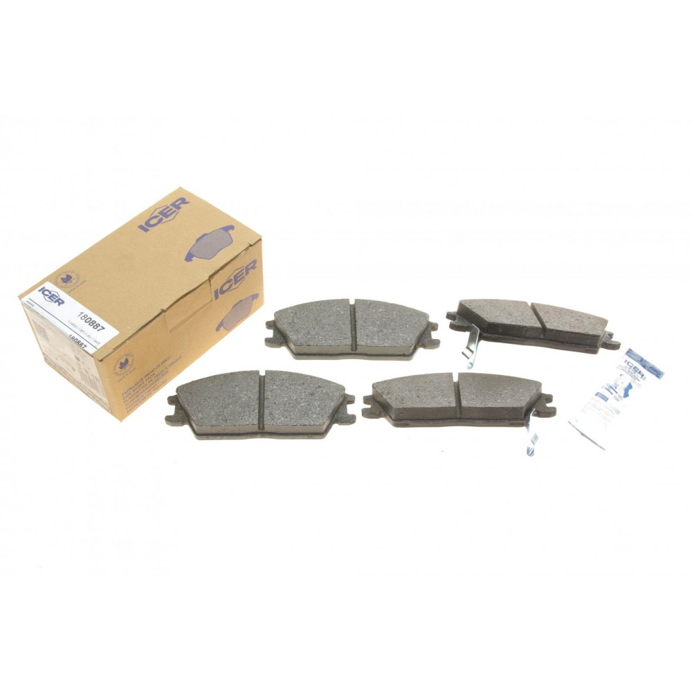 Колодки гальмівні (передні) Hyundai Accent I/II 94-05/Getz 02-10/Elantra 90-00/Pony 85-95