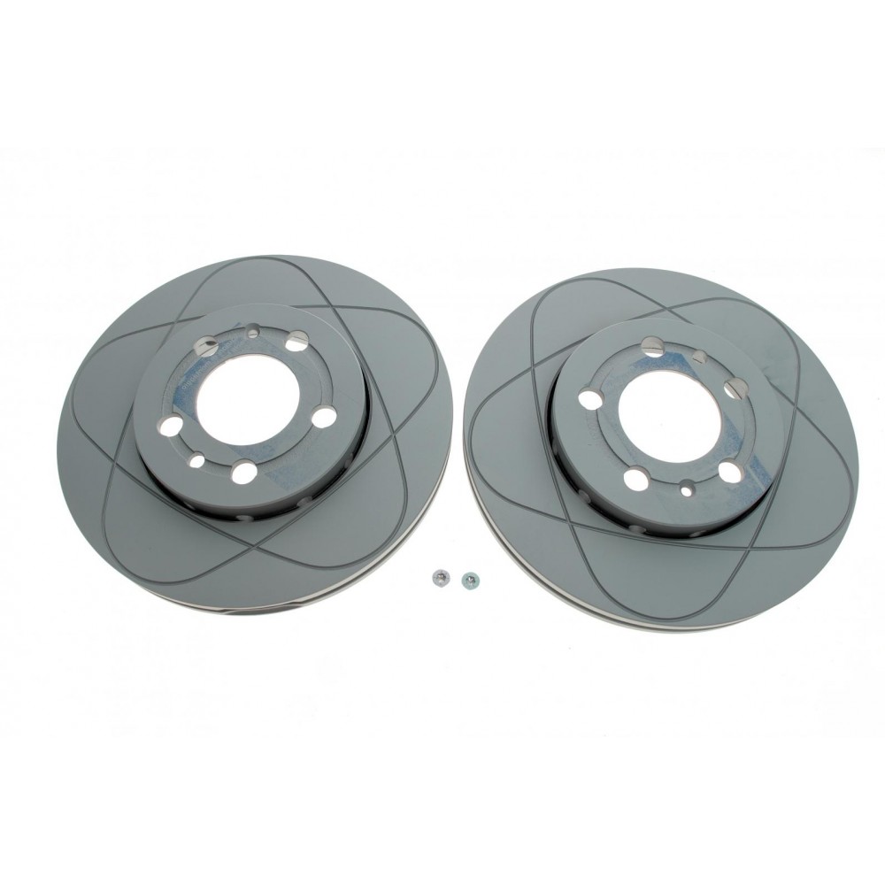 Диск гальмівний (передній) Skoda Fabia/Octavia 96-/Roomster 06-/VW Golf 97-06 (256x22)(з покр.)(вент)