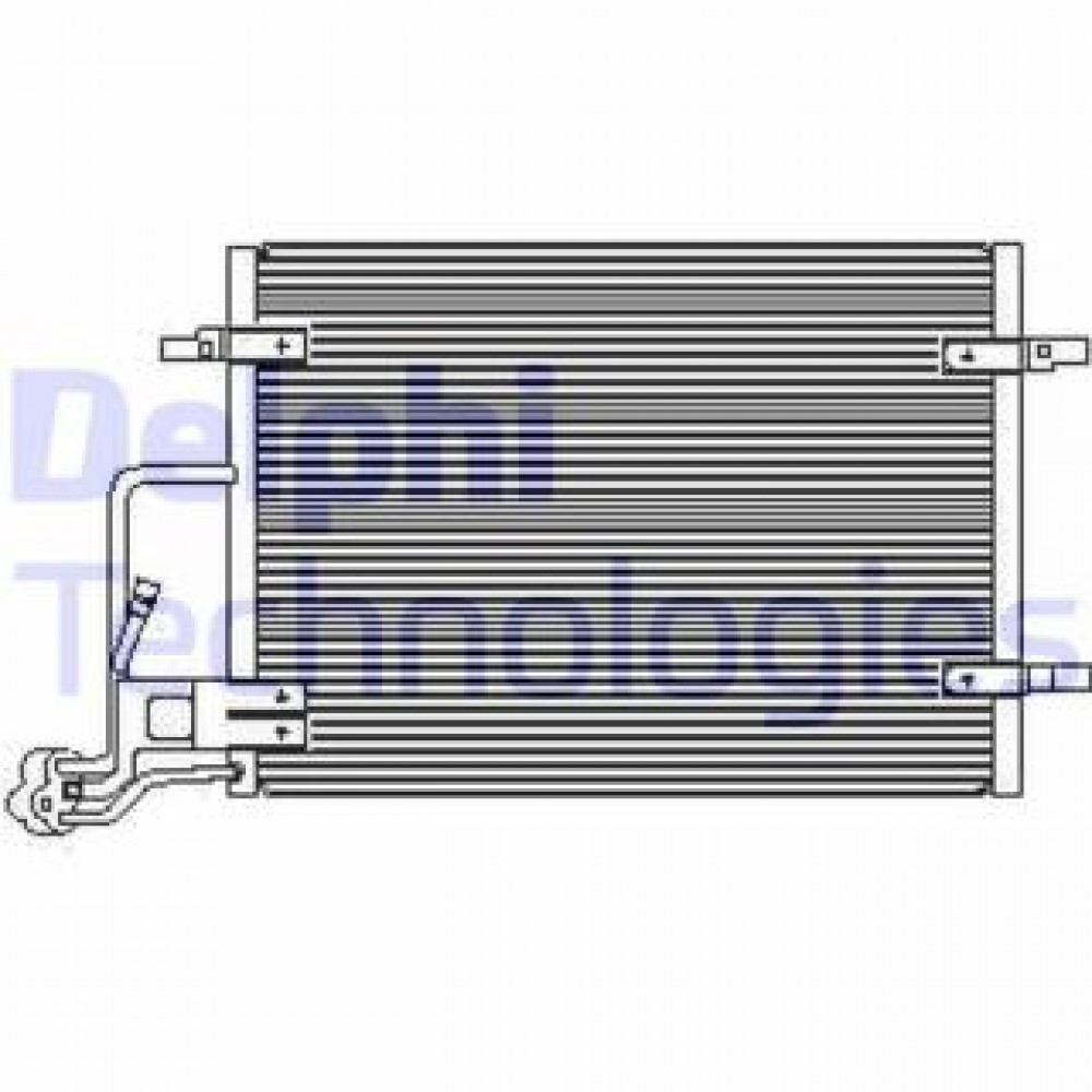 Радіатор кондиціонера VW Passat 1.6-2.8i/1.9-2.5TDI 00-05