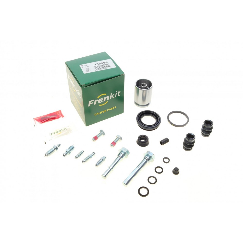 Ремкомплект супорта (заднього) VW Caddy 03- (d=38mm) (+поршень/направляюча) (Lucas)