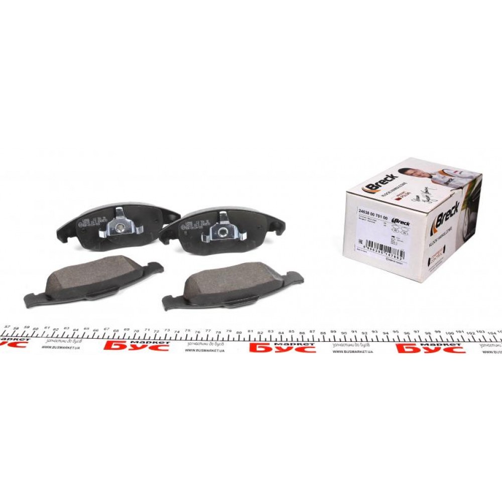 Колодки гальмівні (передні) Citroen Berlingo/Peugeot Partner 1.6/1.6HDi 08-