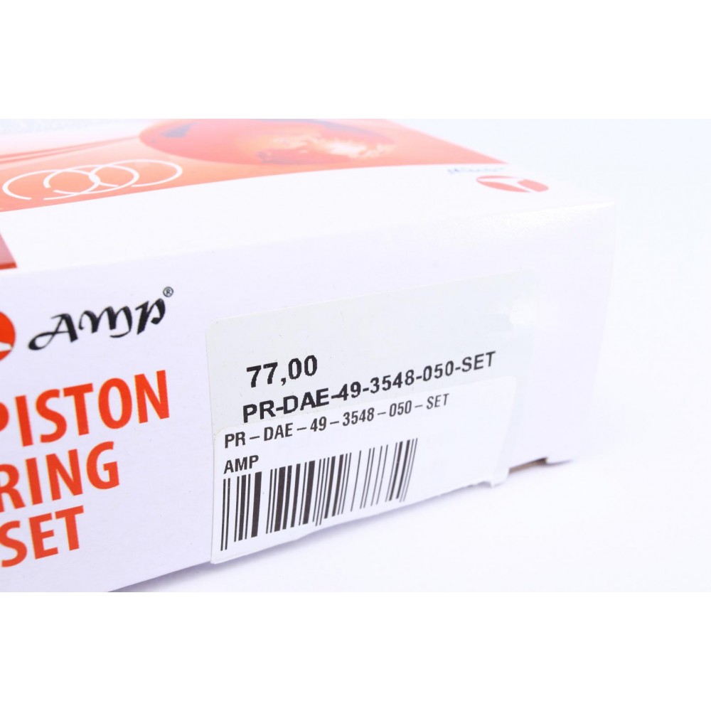 Кільця поршневі Daewoo Lanos/Nexia 1.5 8V 90- (+0,50/77.00mm) (1.5x1.5x3.0) (к-кт 4 циліндра)