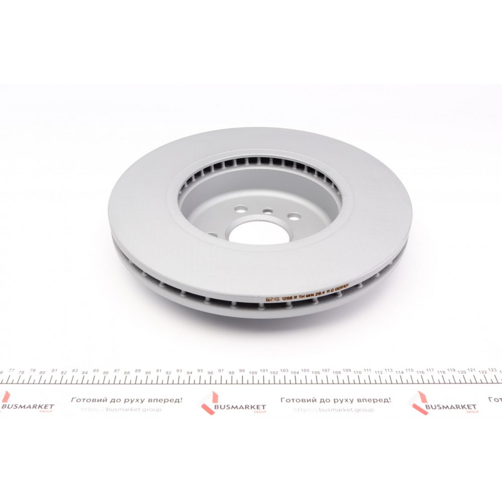 Диск гальмівний (передній) BMW 5 (F10/F11)/6 (F12/F13)/7 (F01-04) 11- (348x30) (з покр.) (вентил.)