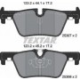 Колодки гальмівні (задні) BMW 3 (F30/F31/F34)/4 (F36) 11- (Teves) Q+