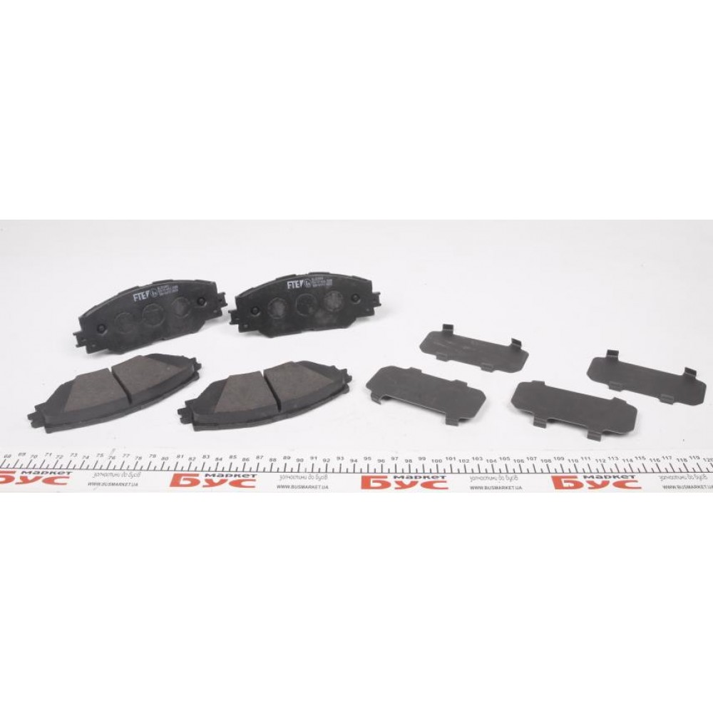 Колодки гальмівні (передні) Toyota RAV4 2.0-3.5/Prius 1.8 05-