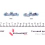 Планка супорта (заднього) прижимна (к-кт) Ford Escort 90-00 (ATE)