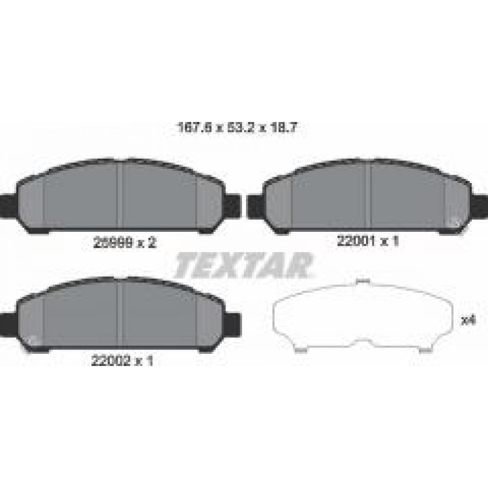 Колодки гальмівні (передні) Toyota Venza 2.7/3.5 08-16 (Advics)