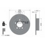 Диск гальмівний (задній) Mini Countryman (R60)/Paceman (R61) 10-16 (280x10) PRO