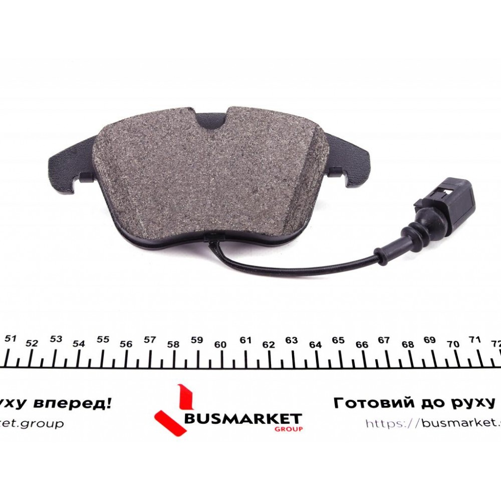 Колодки гальмівні (передні) VW Tiguan/Sharan 07- (ATE) (з датчиком)