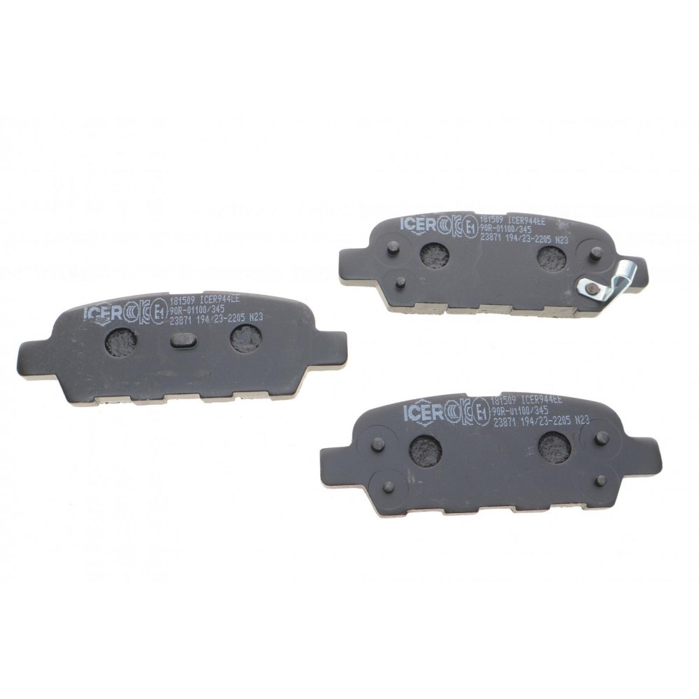 Колодки гальмівні (задні) Renault Koleos 08-/Nissan Qashqai/Tiida 07-13/Teana/X-Trail 01-13