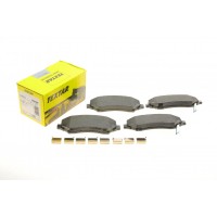 Колодки гальмівні (передні) Chrysler Grand Voyager V 07-/Dodge Caravan 08- (Bosch) Q+