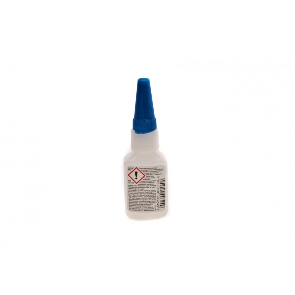 LOCTITE 406 BO20G UA суперклей для резини (-40 до +120°С) висока швидкість склеювання