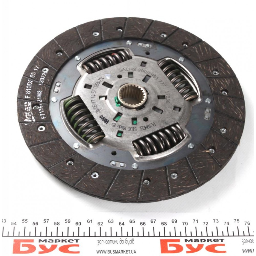 Комплект зчеплення Ford Connect 1.8TDCI (75ps) (d=235mm)
