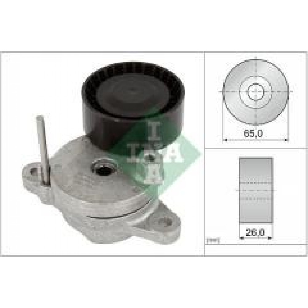 Натяжник ременя генератора Citroen Berlingo/Peugeot Partner 1.6HDI/Fiat Scudo 1.6D