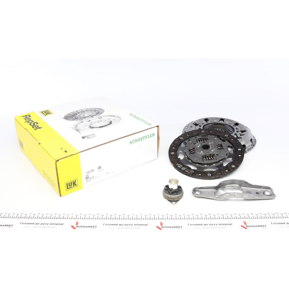 Комплект зчеплення Skoda Fabia/Roomster 1.4 TDI 05-10 (d=220mm) (+вижимний)