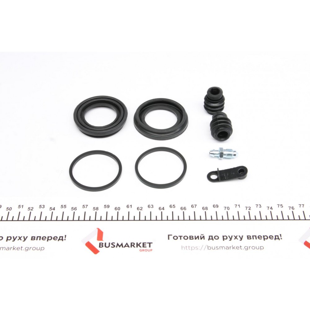 Ремкомплект супорта (переднього) Hyundai Santa Fe/Kia Sorento 06- (d=45mm) (+2 поршня) (Mando)