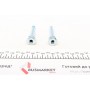 Направляюча супорта (заднього/к-кт) Opel Zafira 11- (d=10mm) (Ate)