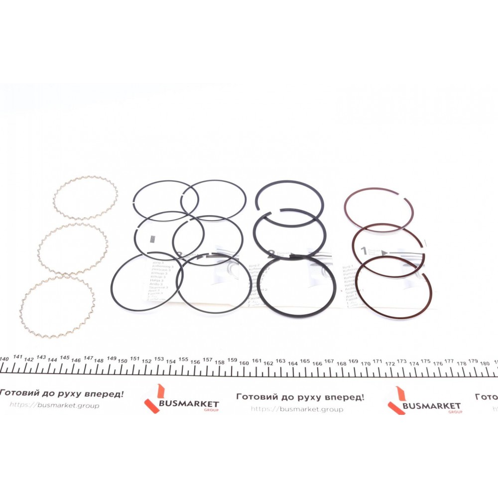 Кільця поршневі Daewoo Matiz 0.8 (68,50mm/STD) (1.2x1.5x2.8) (к-кт 4 циліндра)