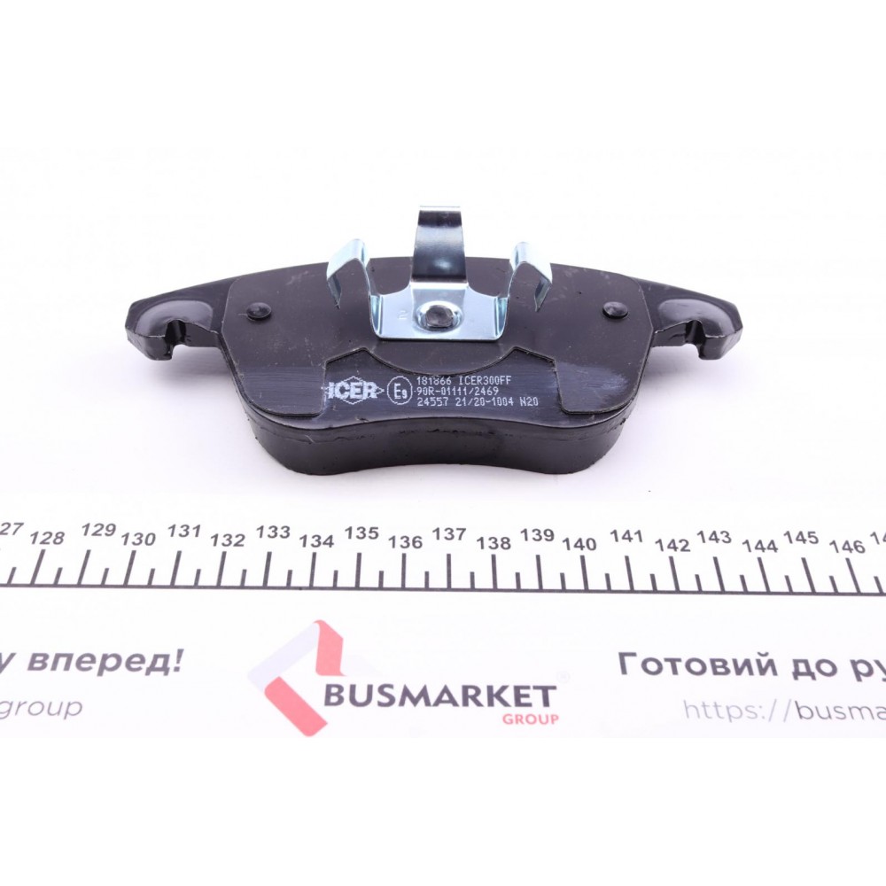 Колодки гальмівні (передні) Citroen C4 09-/C4 Grand Picasso 06-13/Peugeot 3008 11-16/5008 09-17