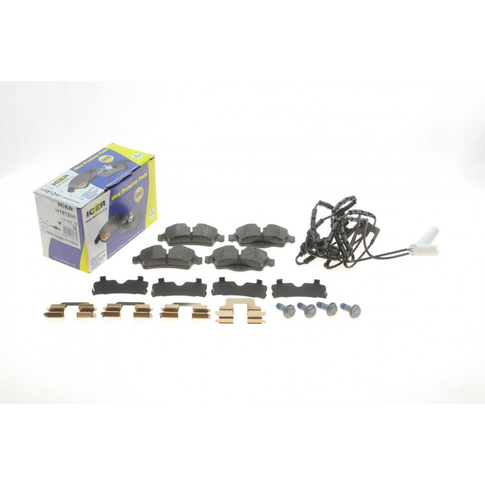 Колодки гальмівні (задні) Mini (R56) 05-14/Clubman (R55) 06-15 (+датчики)