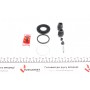 Ремкомплект супорта (заднього) Subaru Forester/Legacy 97- (d=38mm) (+поршень) (Akebono)