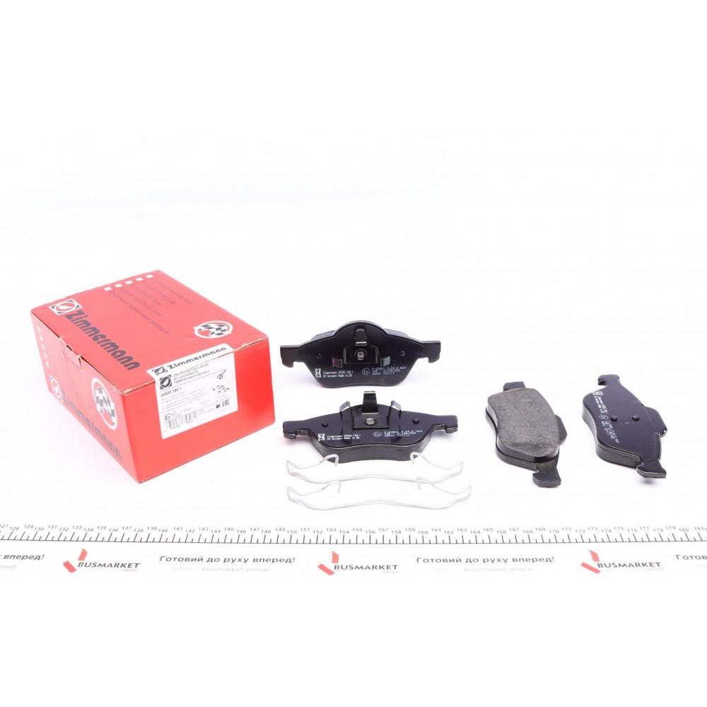 Колодки гальмівні (передні) Renault Megane II/Clio III 1.4-2.0D 02- (Ate-Teves)