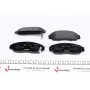 Колодки гальмівні (передні) Honda Accord/Civic 00- (Nissin) (148.8x58.5x17) R15