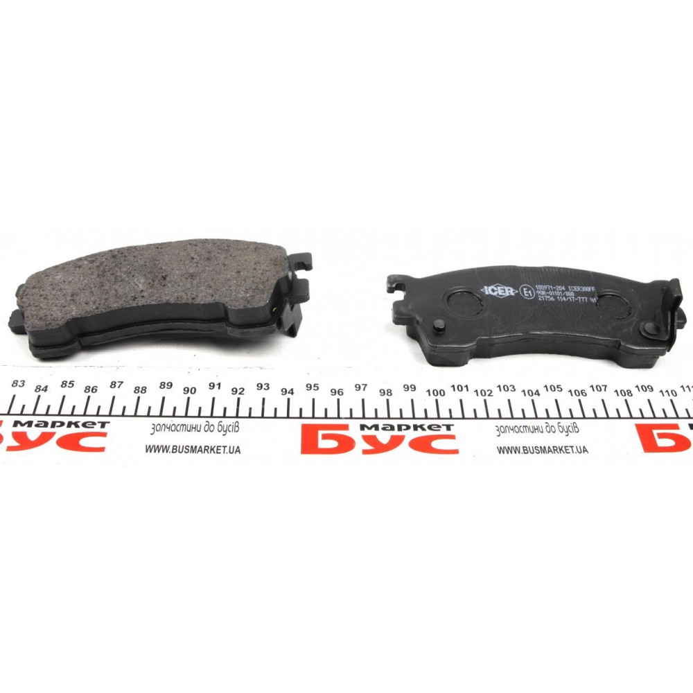 Колодки гальмівні (передні) Mazda 626 IV/V 91-02/MX-6 92-97/Ford USA Probe 93-98