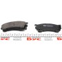 Колодки гальмівні (передні) Mazda 626 IV/V 91-02/MX-6 92-97/Ford USA Probe 93-98