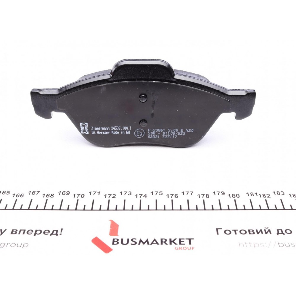 Колодки гальмівні (передні) Renault Megane II/Clio III 1.4-2.0D 02- (Ate-Teves)