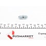 З'єднувач трубки гальмівний (M10x1/11x28/d=3.2) (папа/папа)